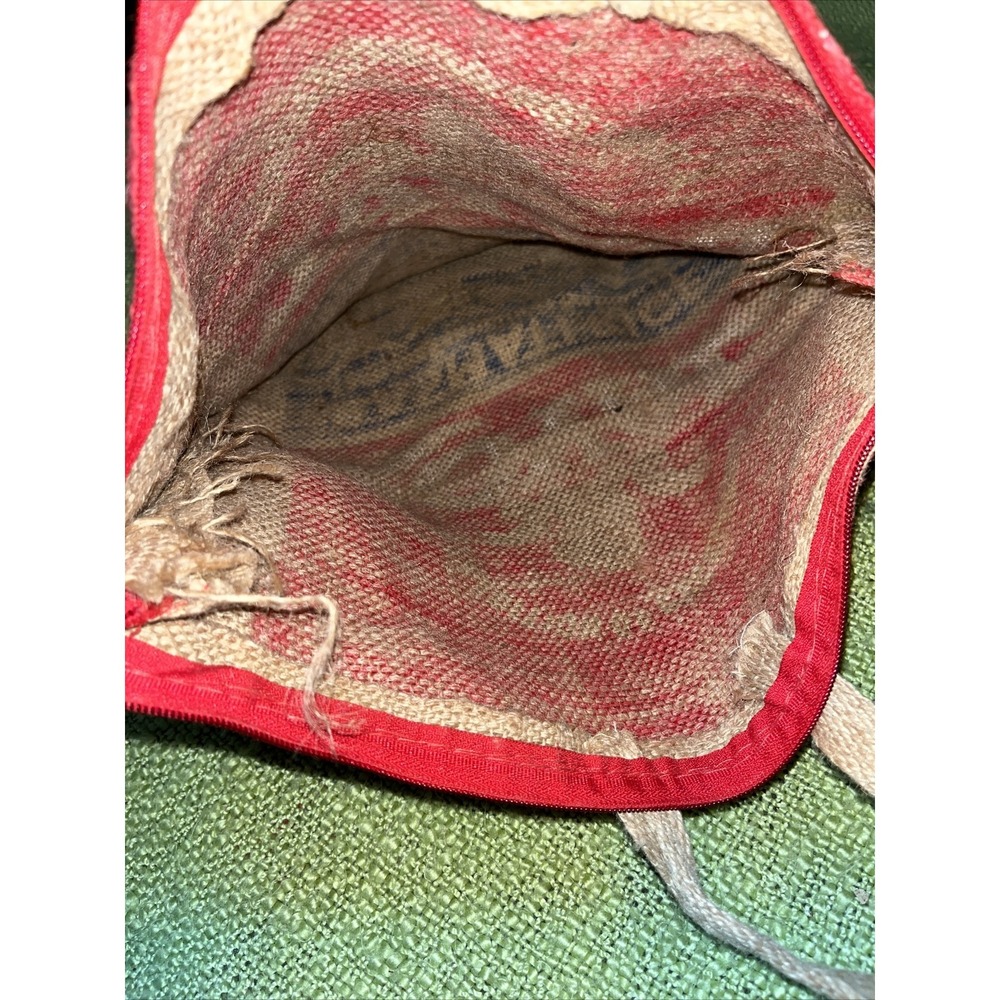 Royal Basmati Rice Burlap Tote Bag Sack Zipper - Picture 3 of 4